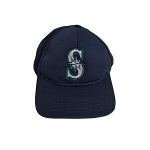 Seattle Mariner Hat Team MLB Baseball Universal Athletics Blue Hook Loop Closure
